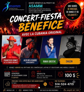 Affiche de l'évènement bénéfice 2026